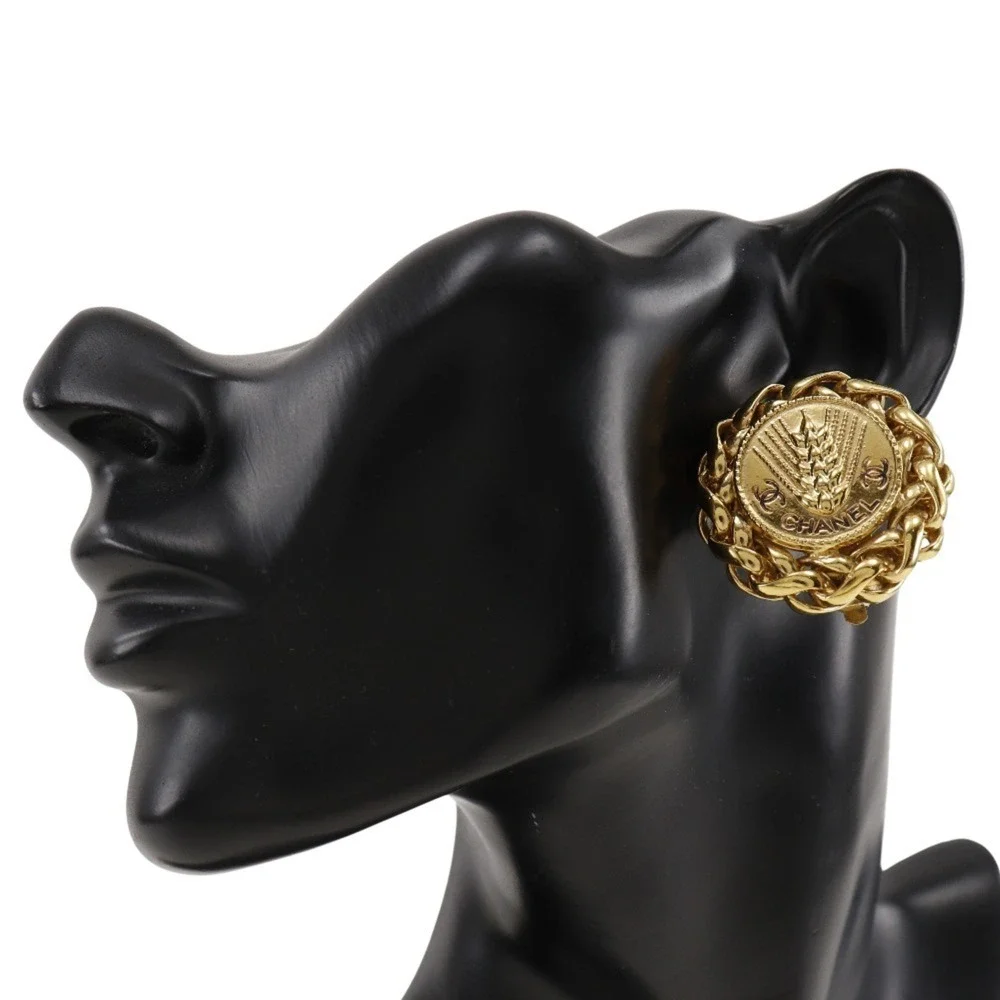 CHANEL Authentic Gold Earrings - Picture 2 of 9